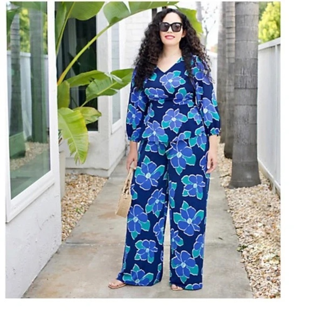 GIRL WITH CURVES Wide Leg Pant  A591115